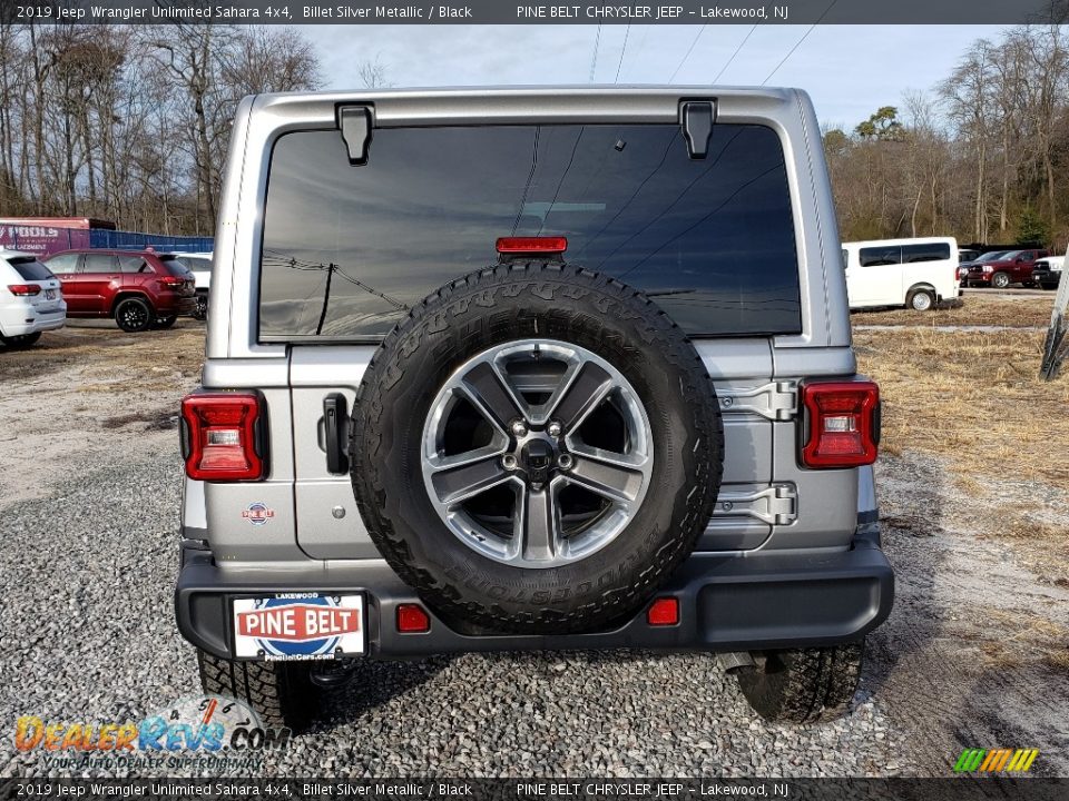 2019 Jeep Wrangler Unlimited Sahara 4x4 Billet Silver Metallic / Black Photo #5