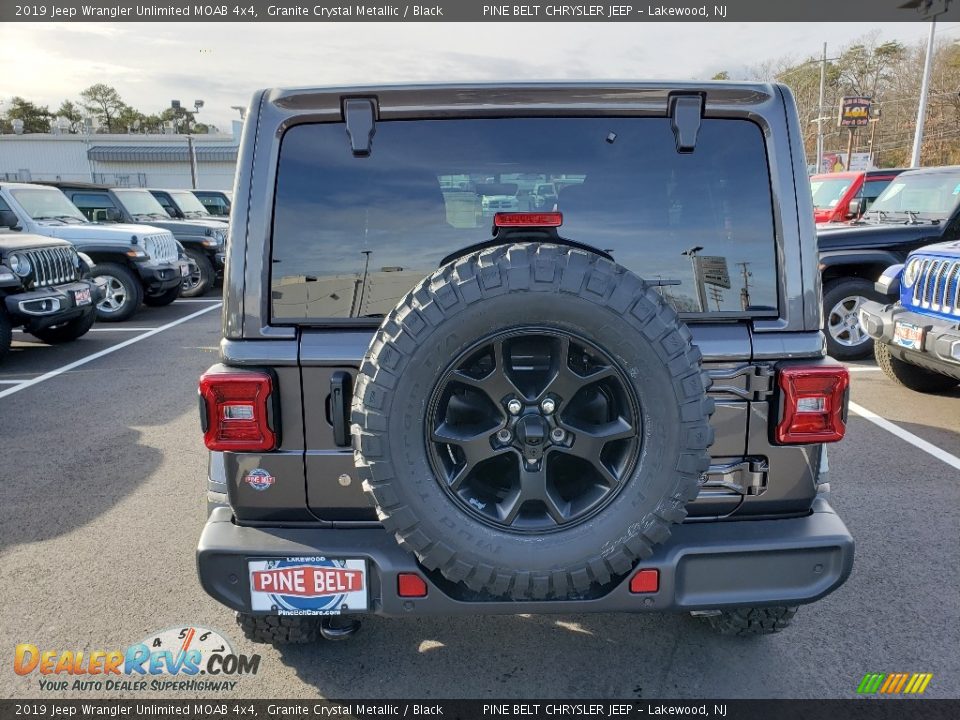 2019 Jeep Wrangler Unlimited MOAB 4x4 Granite Crystal Metallic / Black Photo #5