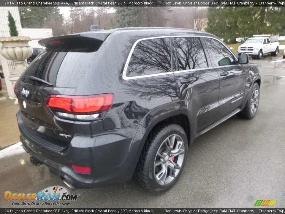 2014 Jeep Grand Cherokee SRT 4x4 Brilliant Black Crystal Pearl / SRT Morocco Black Photo #2