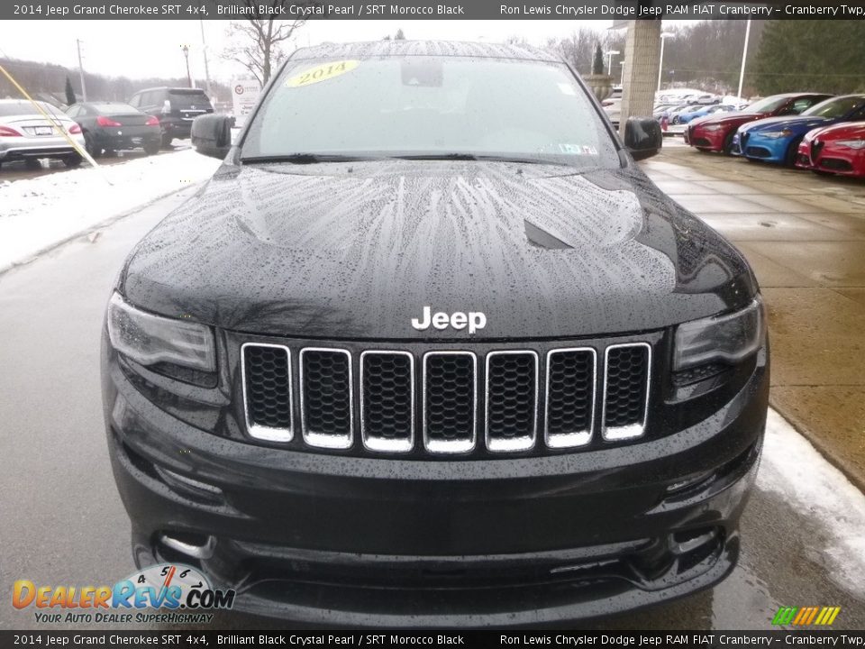 2014 Jeep Grand Cherokee SRT 4x4 Brilliant Black Crystal Pearl / SRT Morocco Black Photo #4