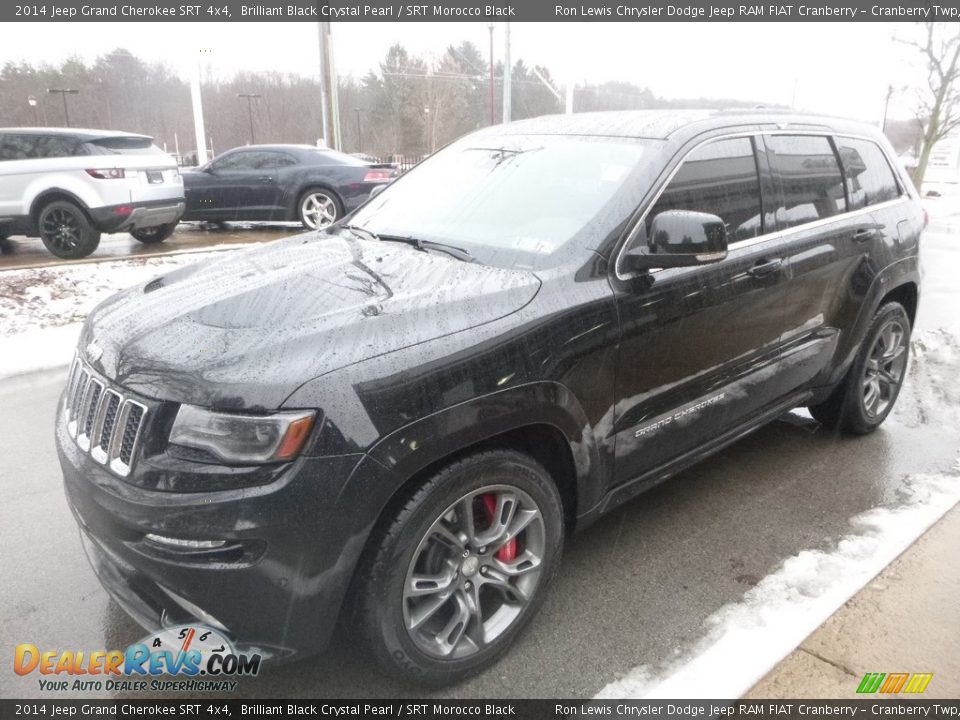 2014 Jeep Grand Cherokee SRT 4x4 Brilliant Black Crystal Pearl / SRT Morocco Black Photo #5