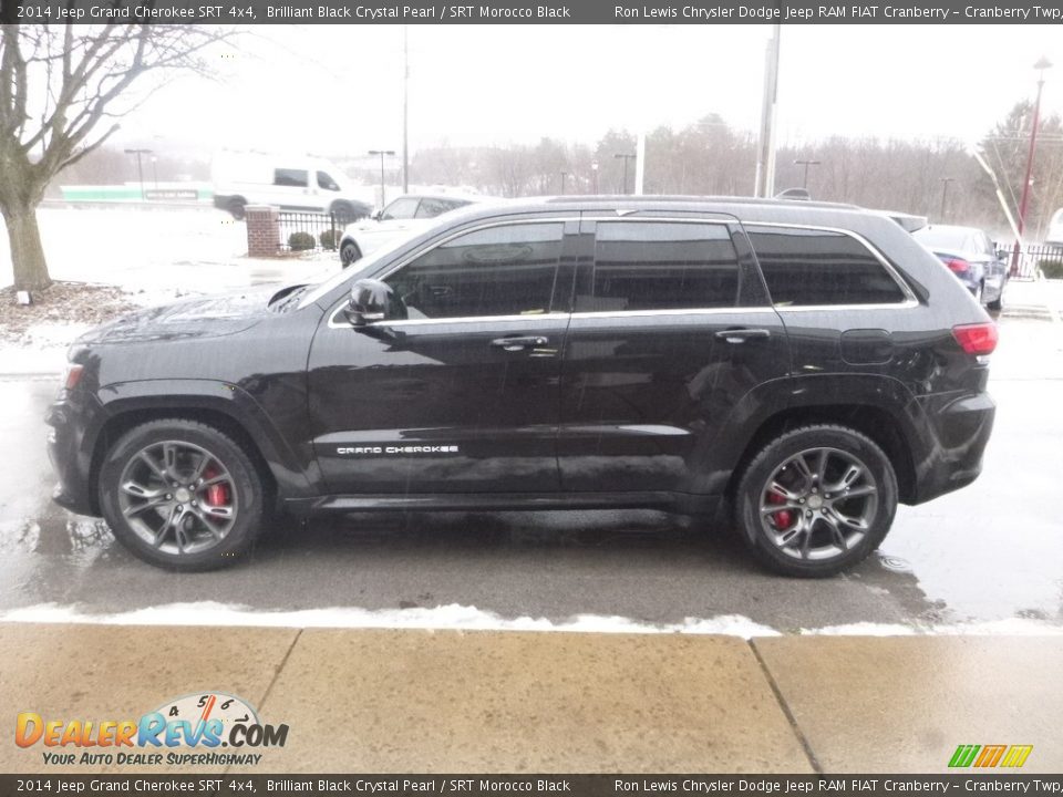 2014 Jeep Grand Cherokee SRT 4x4 Brilliant Black Crystal Pearl / SRT Morocco Black Photo #6