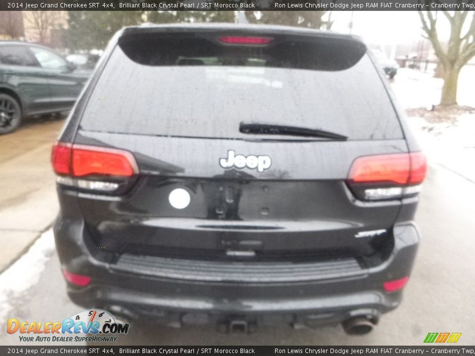 2014 Jeep Grand Cherokee SRT 4x4 Brilliant Black Crystal Pearl / SRT Morocco Black Photo #8