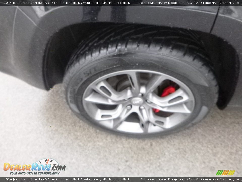 2014 Jeep Grand Cherokee SRT 4x4 Brilliant Black Crystal Pearl / SRT Morocco Black Photo #9