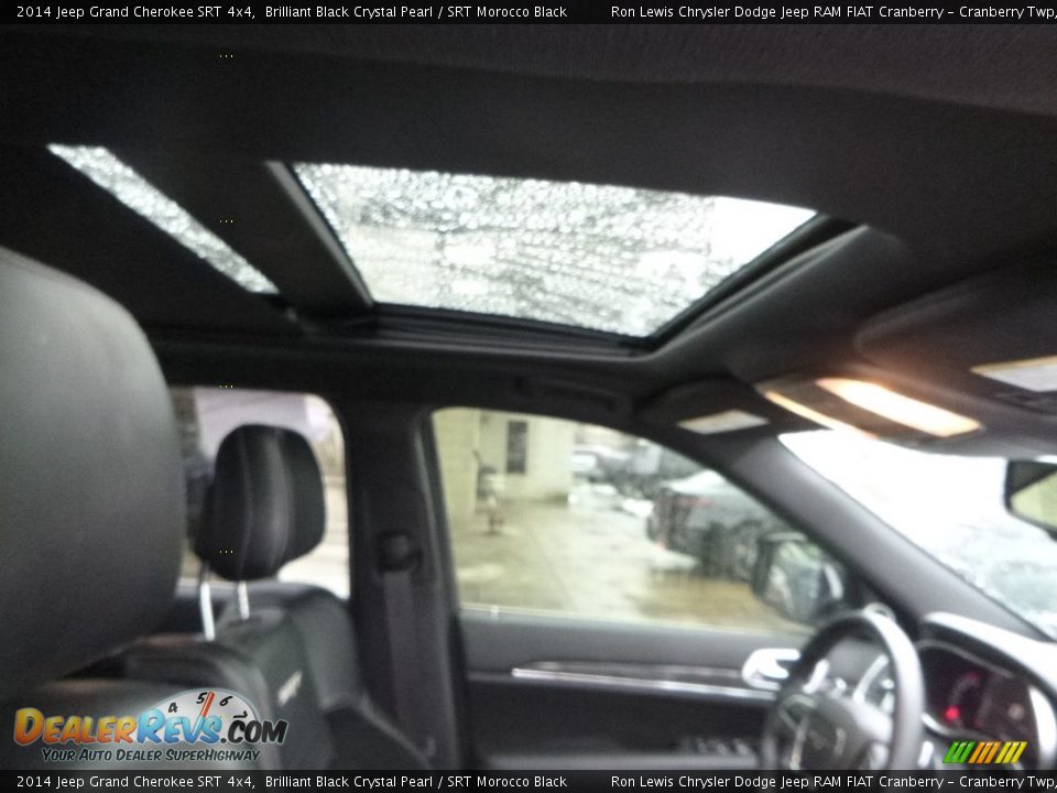 2014 Jeep Grand Cherokee SRT 4x4 Brilliant Black Crystal Pearl / SRT Morocco Black Photo #13