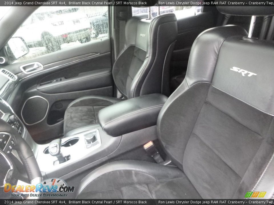 2014 Jeep Grand Cherokee SRT 4x4 Brilliant Black Crystal Pearl / SRT Morocco Black Photo #16