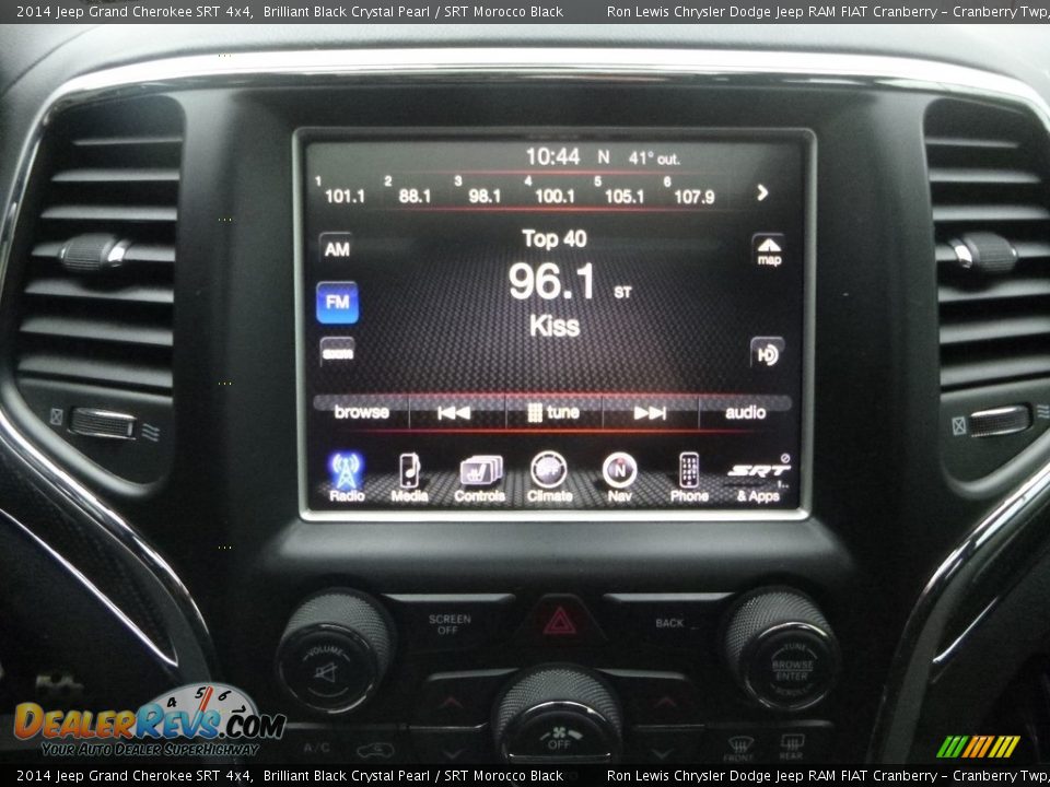 2014 Jeep Grand Cherokee SRT 4x4 Brilliant Black Crystal Pearl / SRT Morocco Black Photo #17