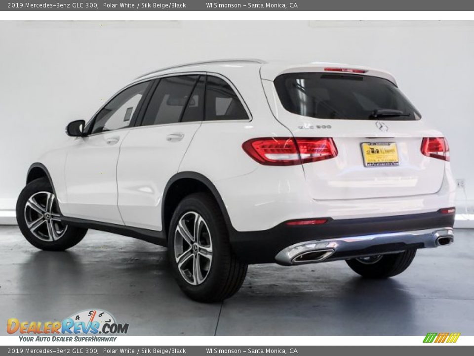 2019 Mercedes-Benz GLC 300 Polar White / Silk Beige/Black Photo #2