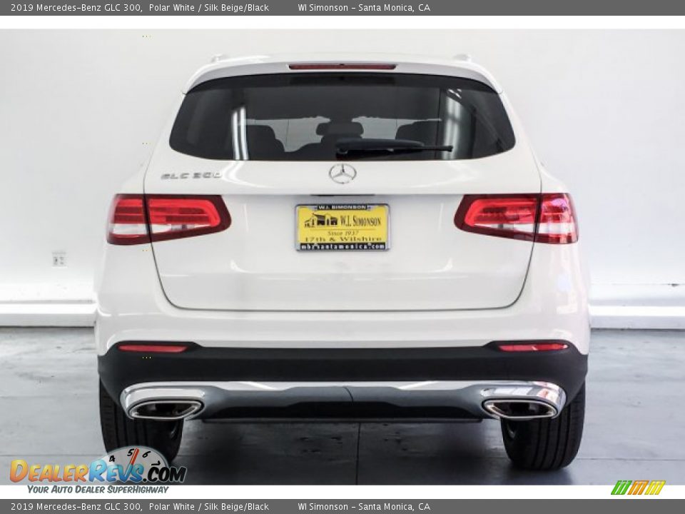 2019 Mercedes-Benz GLC 300 Polar White / Silk Beige/Black Photo #3