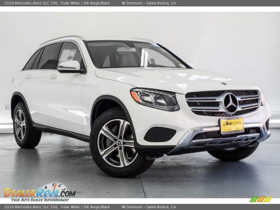 2019 Mercedes-Benz GLC 300 Polar White / Silk Beige/Black Photo #12