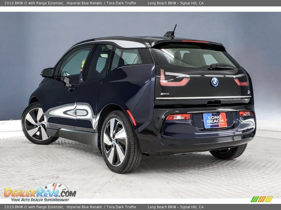 2019 BMW i3 with Range Extender Imperial Blue Metallic / Tera Dark Truffle Photo #2