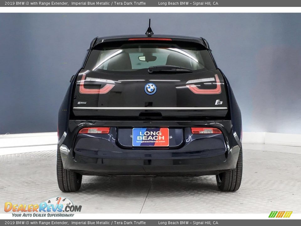 2019 BMW i3 with Range Extender Imperial Blue Metallic / Tera Dark Truffle Photo #3