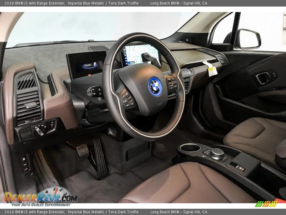 Tera Dark Truffle Interior - 2019 BMW i3 with Range Extender Photo #4