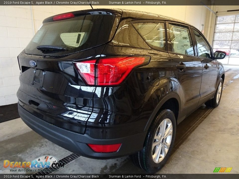2019 Ford Escape S Agate Black / Chromite Gray/Charcoal Black Photo #2