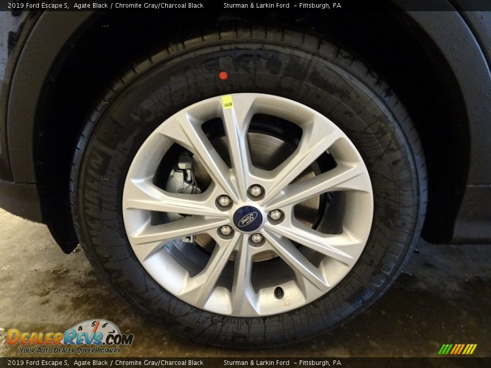 2019 Ford Escape S Agate Black / Chromite Gray/Charcoal Black Photo #5