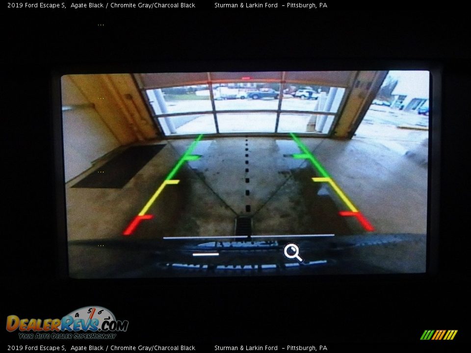 2019 Ford Escape S Agate Black / Chromite Gray/Charcoal Black Photo #12