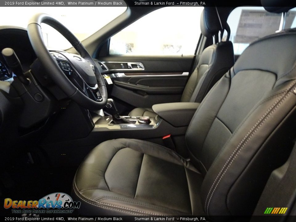 2019 Ford Explorer Limited 4WD White Platinum / Medium Black Photo #6