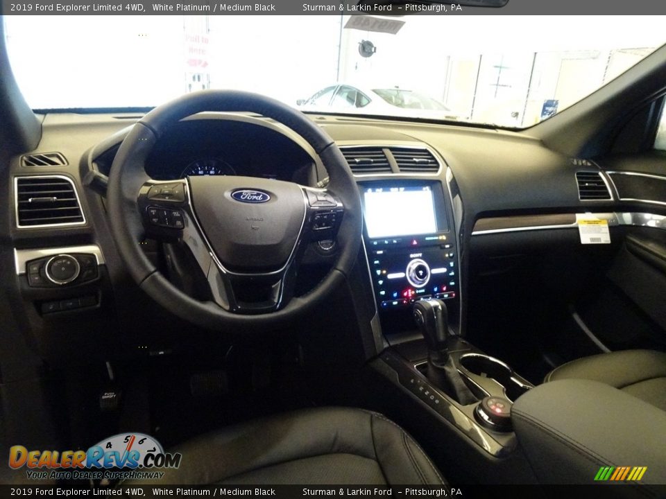 2019 Ford Explorer Limited 4WD White Platinum / Medium Black Photo #8
