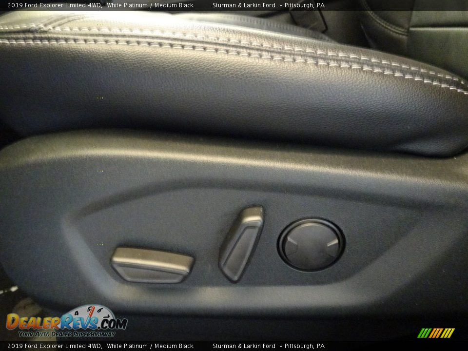 2019 Ford Explorer Limited 4WD White Platinum / Medium Black Photo #11
