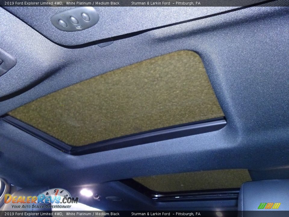 2019 Ford Explorer Limited 4WD White Platinum / Medium Black Photo #12