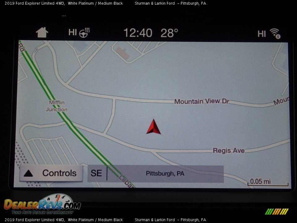 2019 Ford Explorer Limited 4WD White Platinum / Medium Black Photo #13