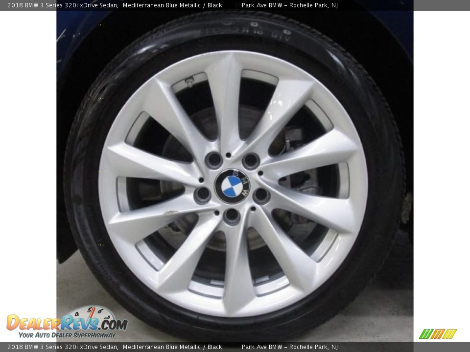 2018 BMW 3 Series 320i xDrive Sedan Mediterranean Blue Metallic / Black Photo #28