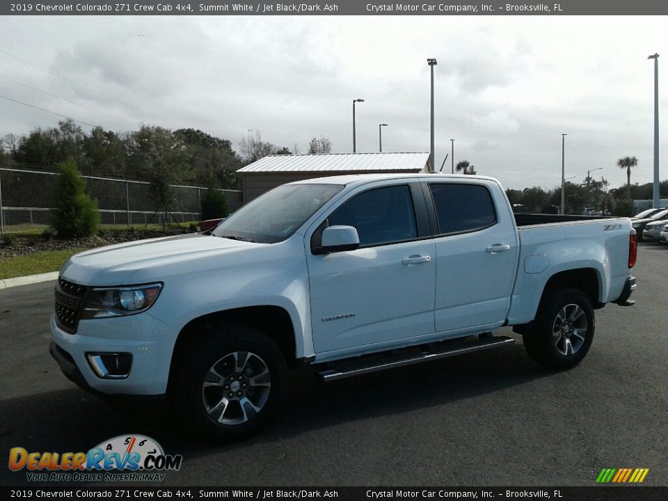 2019 Chevrolet Colorado Z71 Crew Cab 4x4 Summit White / Jet Black/Dark Ash Photo #1
