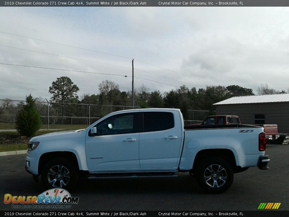 2019 Chevrolet Colorado Z71 Crew Cab 4x4 Summit White / Jet Black/Dark Ash Photo #2