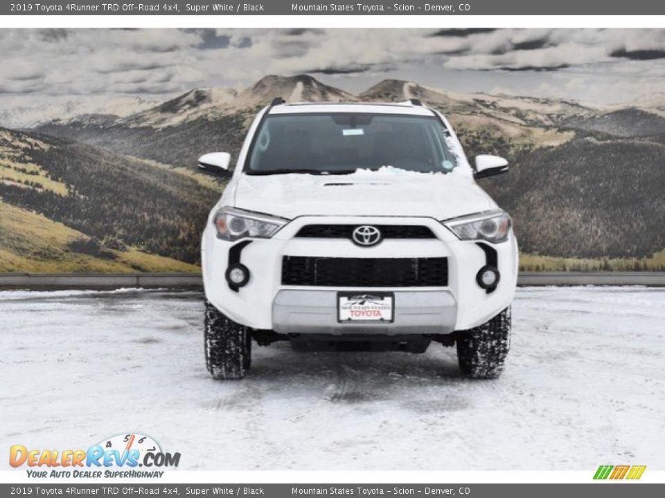 2019 Toyota 4Runner TRD Off-Road 4x4 Super White / Black Photo #2