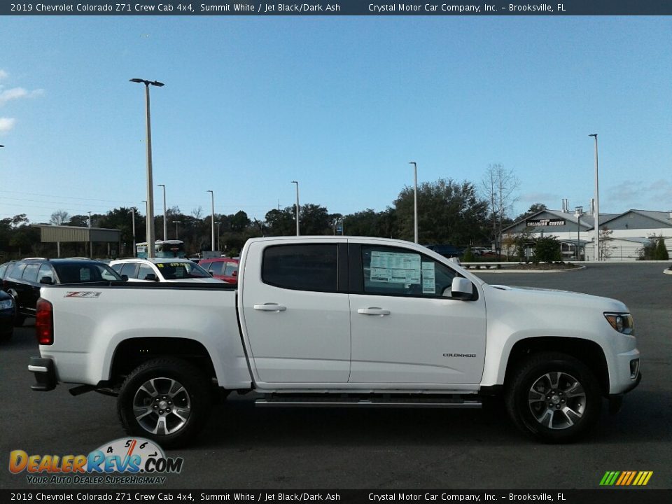 2019 Chevrolet Colorado Z71 Crew Cab 4x4 Summit White / Jet Black/Dark Ash Photo #6