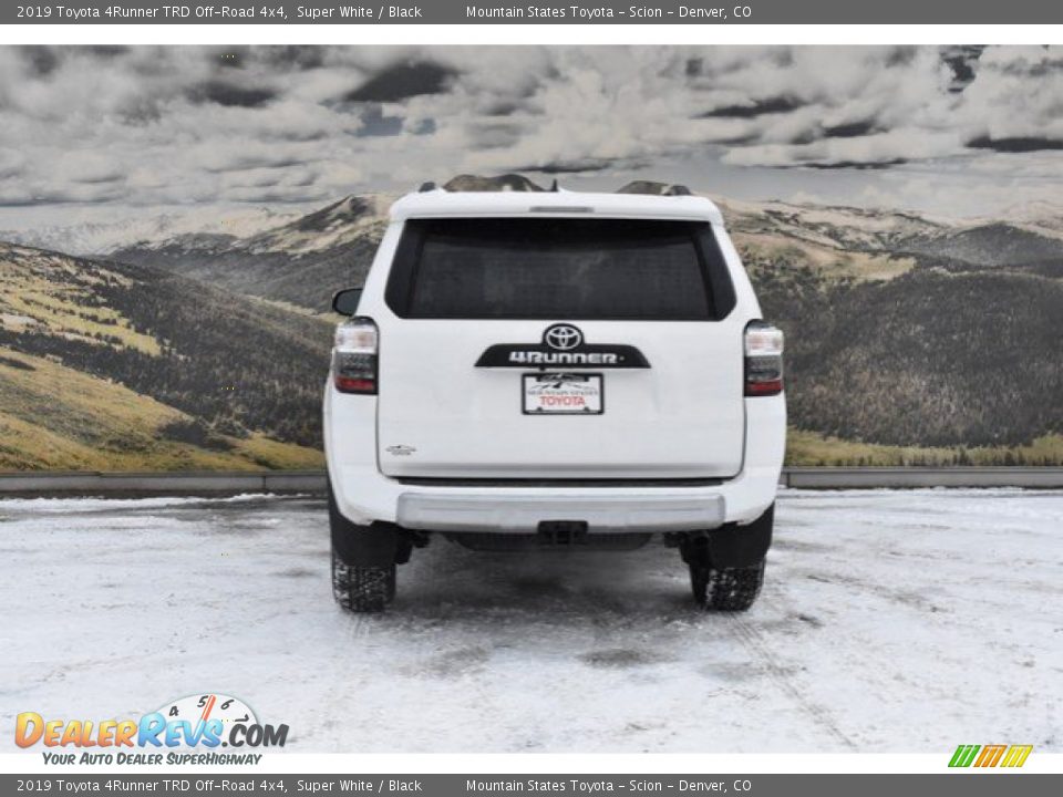 2019 Toyota 4Runner TRD Off-Road 4x4 Super White / Black Photo #4
