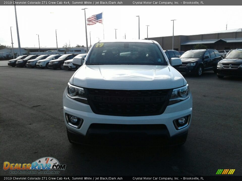 2019 Chevrolet Colorado Z71 Crew Cab 4x4 Summit White / Jet Black/Dark Ash Photo #8
