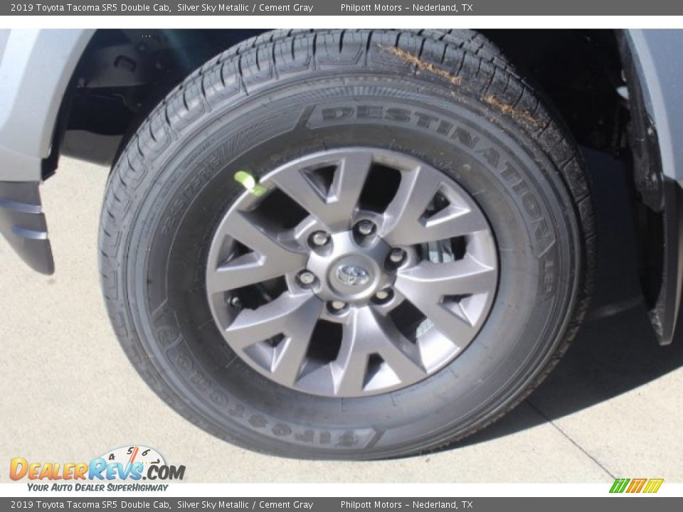 2019 Toyota Tacoma SR5 Double Cab Silver Sky Metallic / Cement Gray Photo #5