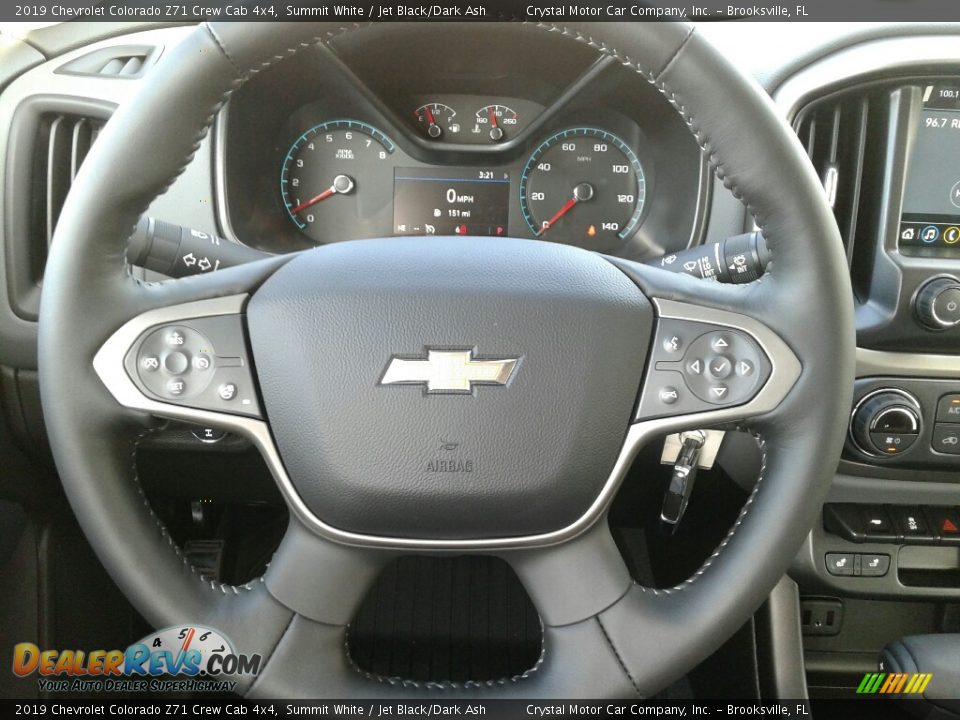 2019 Chevrolet Colorado Z71 Crew Cab 4x4 Summit White / Jet Black/Dark Ash Photo #14