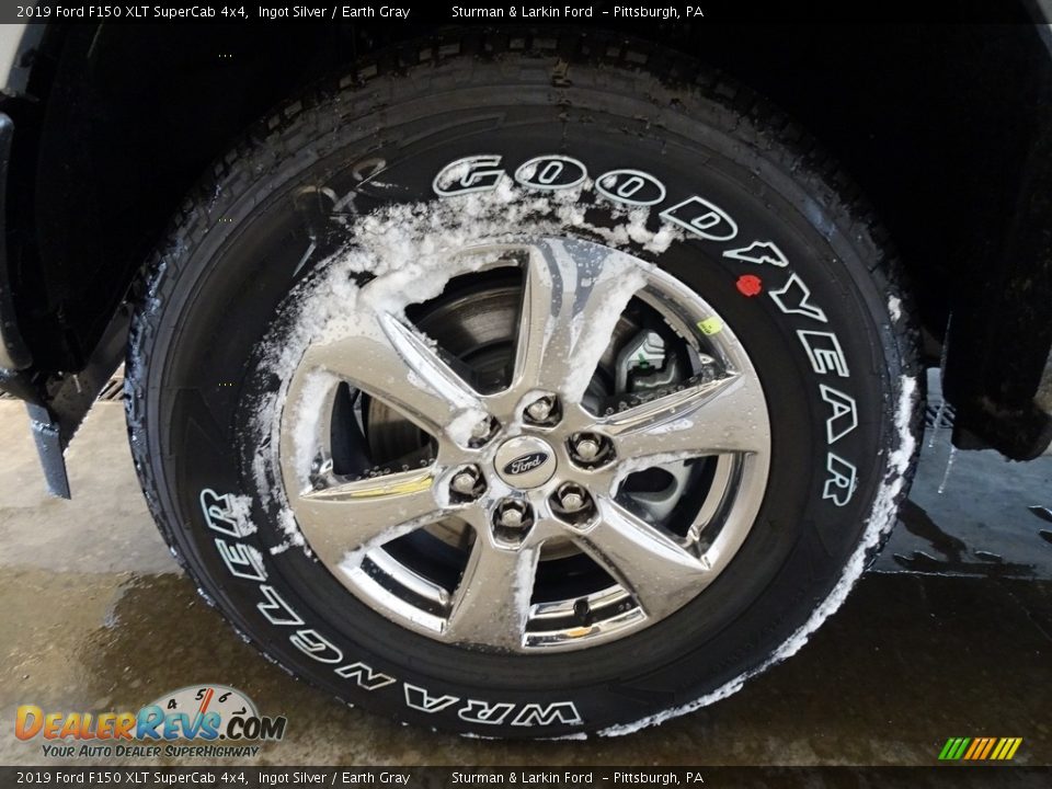 2019 Ford F150 XLT SuperCab 4x4 Ingot Silver / Earth Gray Photo #5