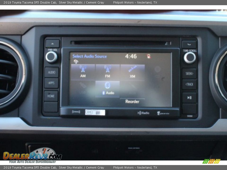 2019 Toyota Tacoma SR5 Double Cab Silver Sky Metallic / Cement Gray Photo #11