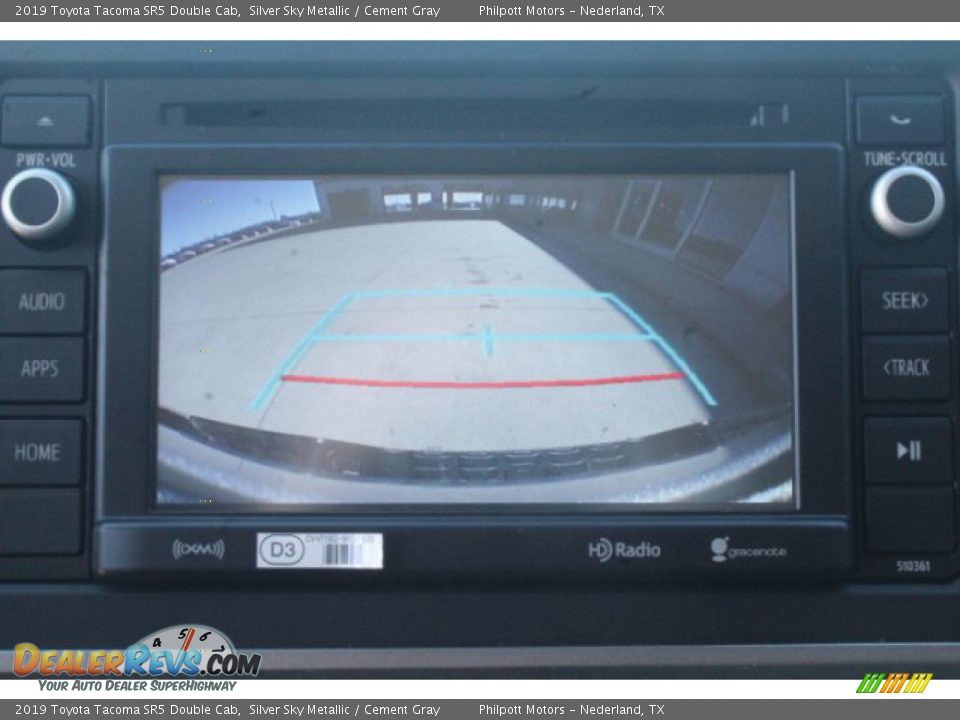 2019 Toyota Tacoma SR5 Double Cab Silver Sky Metallic / Cement Gray Photo #12