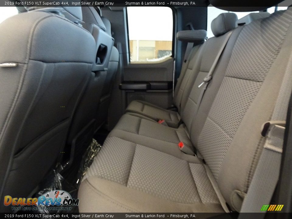 2019 Ford F150 XLT SuperCab 4x4 Ingot Silver / Earth Gray Photo #7