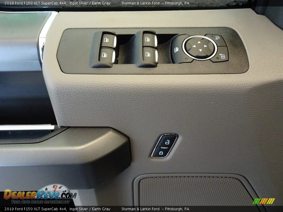 2019 Ford F150 XLT SuperCab 4x4 Ingot Silver / Earth Gray Photo #9