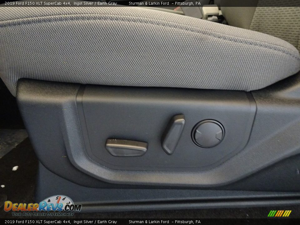 2019 Ford F150 XLT SuperCab 4x4 Ingot Silver / Earth Gray Photo #11
