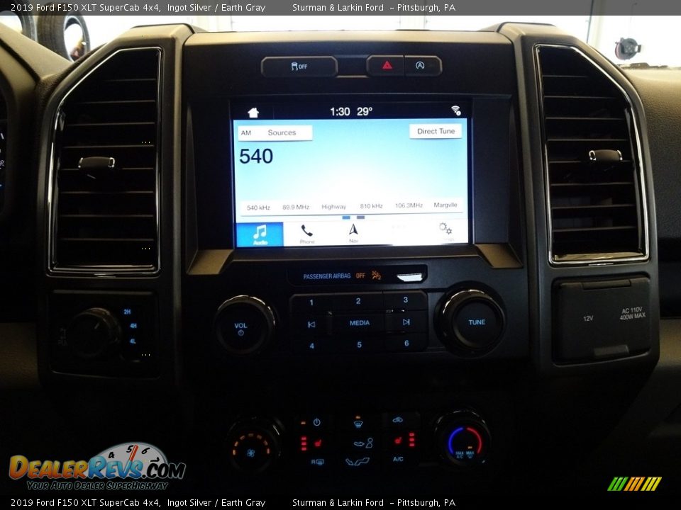 2019 Ford F150 XLT SuperCab 4x4 Ingot Silver / Earth Gray Photo #13