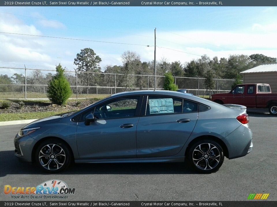 2019 Chevrolet Cruze LT Satin Steel Gray Metallic / Jet Black/­Galvanized Photo #2