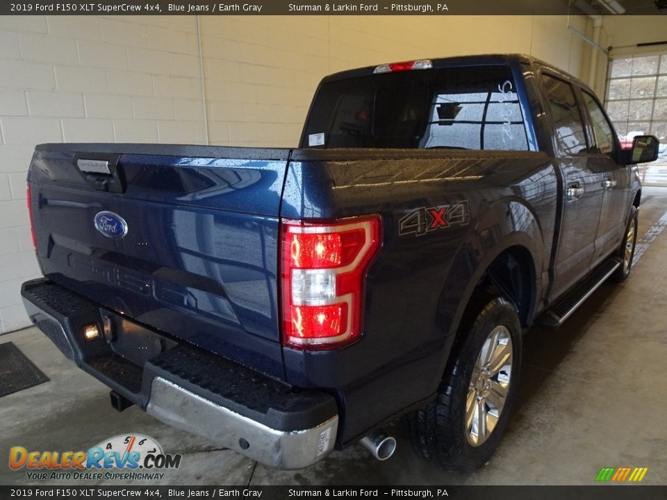 2019 Ford F150 XLT SuperCrew 4x4 Blue Jeans / Earth Gray Photo #2