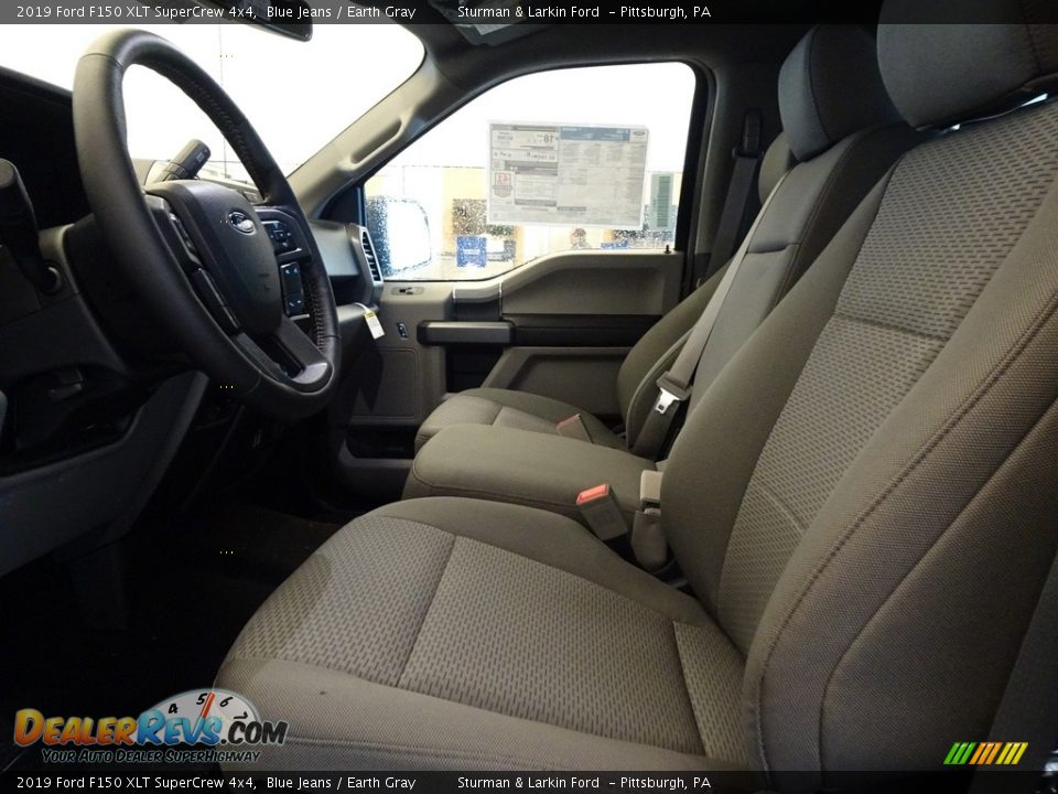 2019 Ford F150 XLT SuperCrew 4x4 Blue Jeans / Earth Gray Photo #6