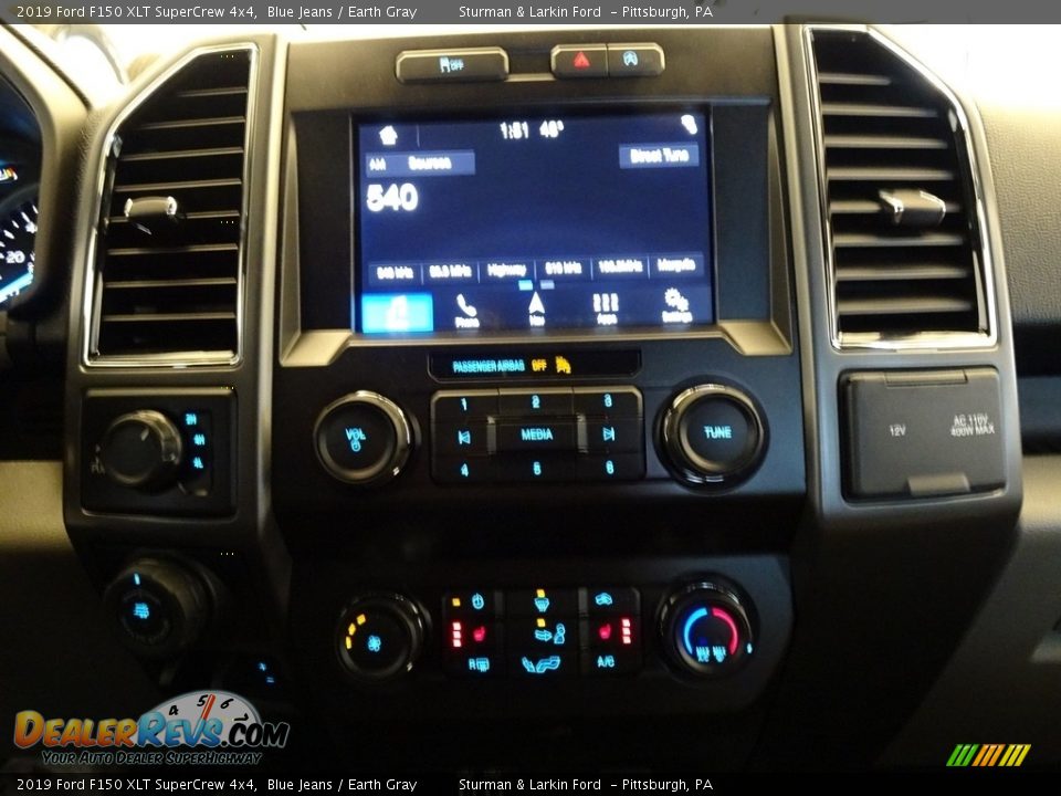 2019 Ford F150 XLT SuperCrew 4x4 Blue Jeans / Earth Gray Photo #13