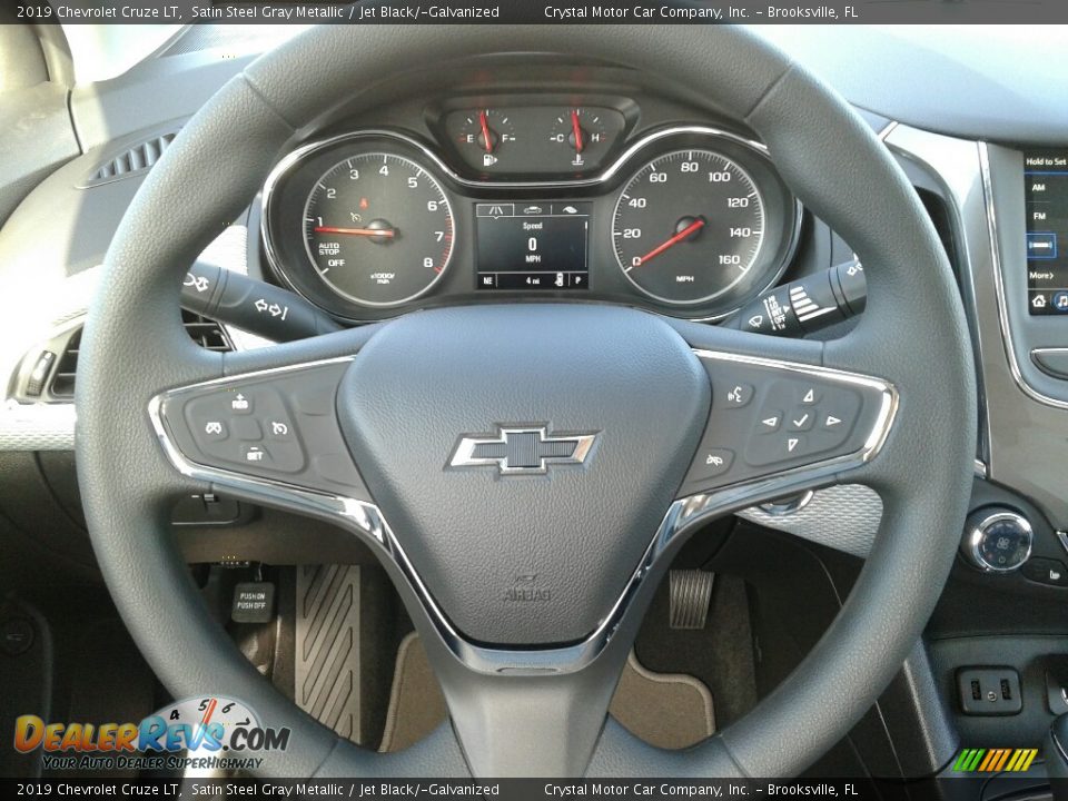 2019 Chevrolet Cruze LT Satin Steel Gray Metallic / Jet Black/­Galvanized Photo #14