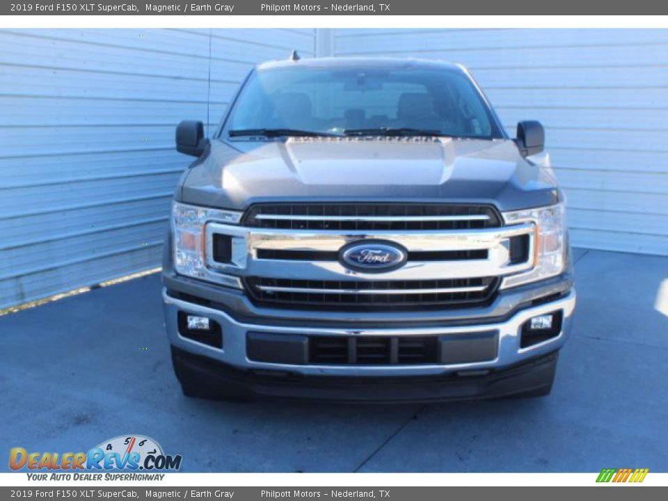 2019 Ford F150 XLT SuperCab Magnetic / Earth Gray Photo #3