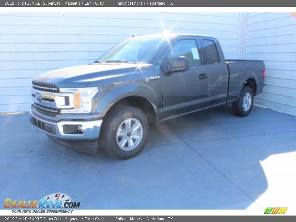 2019 Ford F150 XLT SuperCab Magnetic / Earth Gray Photo #4
