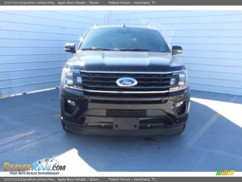 2019 Ford Expedition Limited Max Agate Black Metallic / Ebony Photo #3