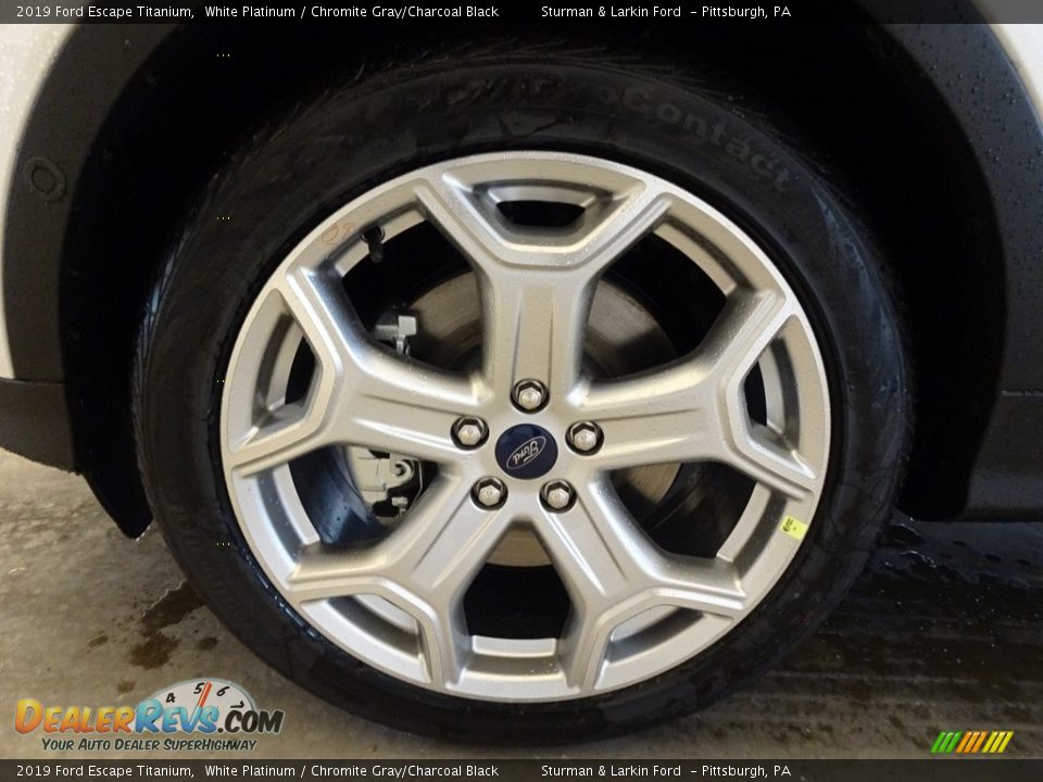 2019 Ford Escape Titanium White Platinum / Chromite Gray/Charcoal Black Photo #5